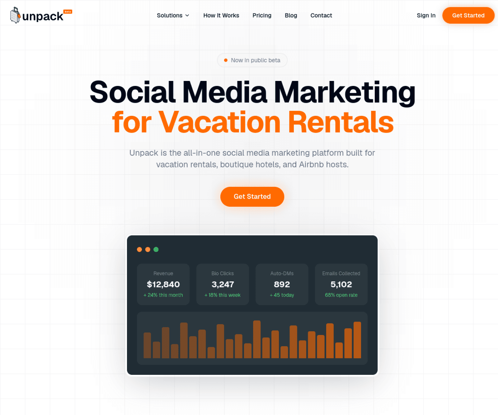 Screenshot of Book it in Bio: Social scheduling & service booking platform. Built with Next.js, Node.js, TypeScript.